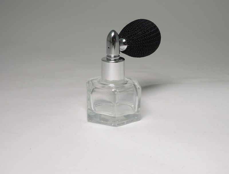 特别造型客制化球喷头六角形香水喷雾瓶