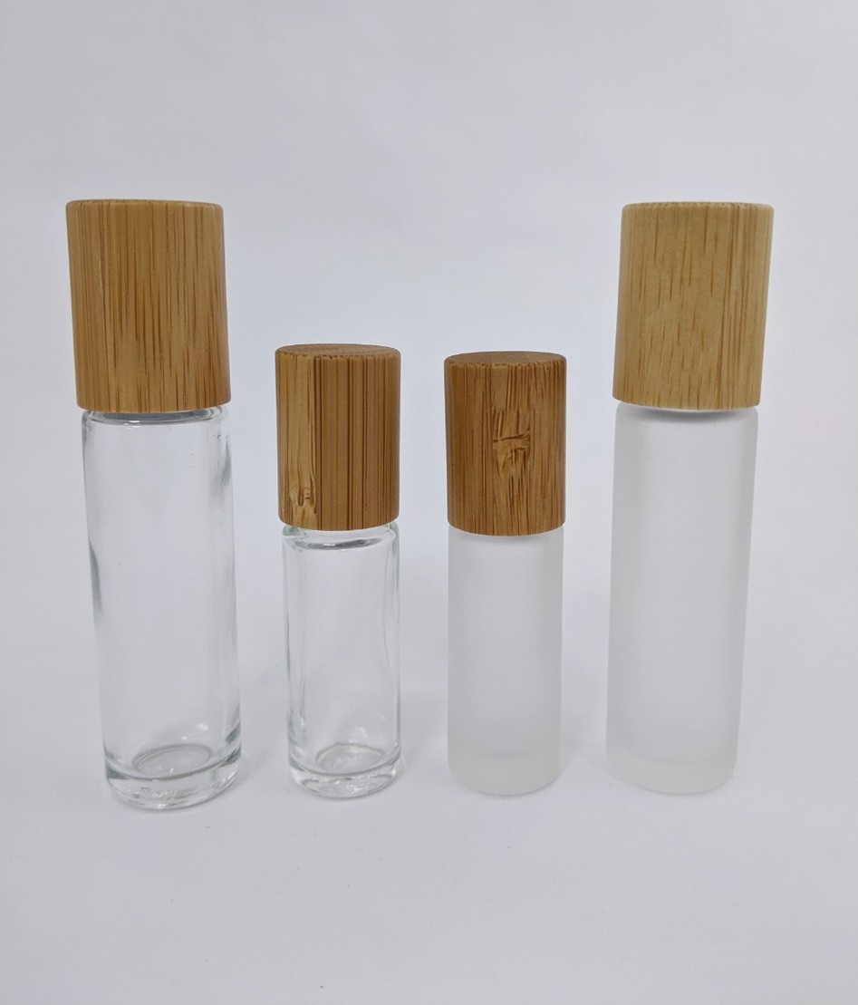 竹制透明香水空瓶