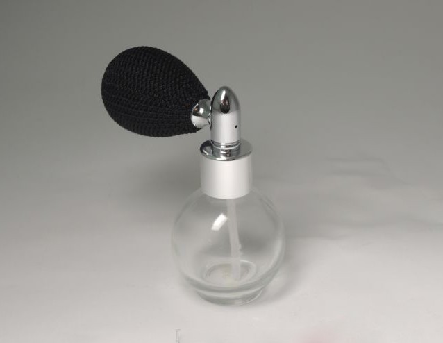 精美球喷头圆形透明香水瓶