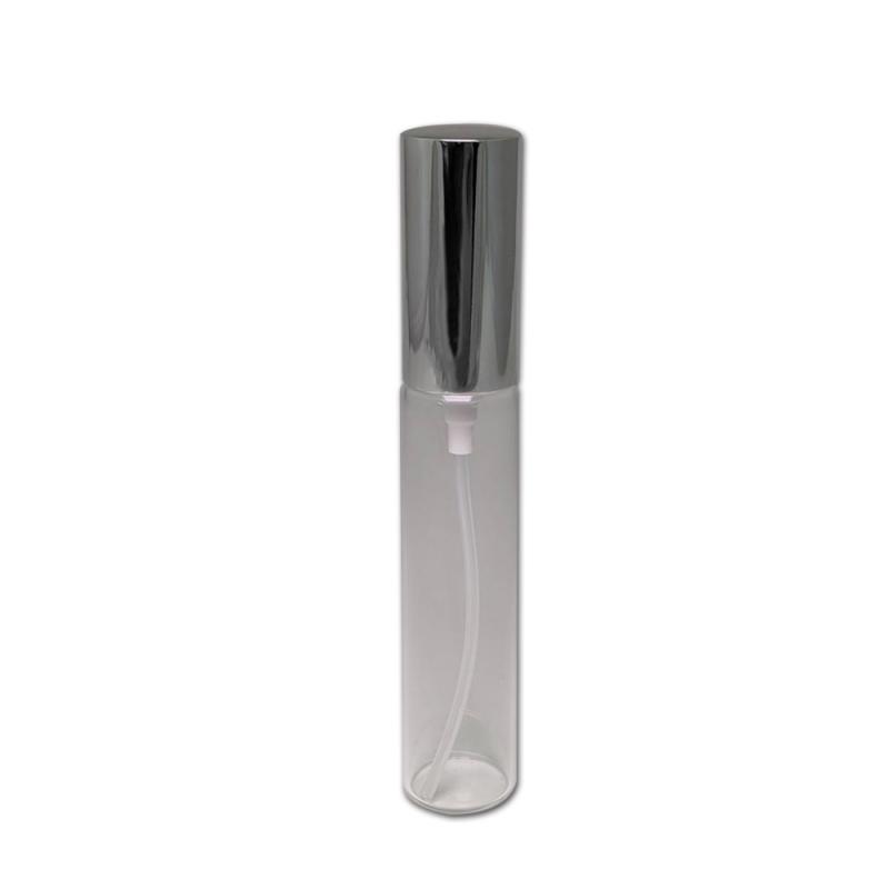 15ml 携带式银色喷雾圆柱玻璃空瓶