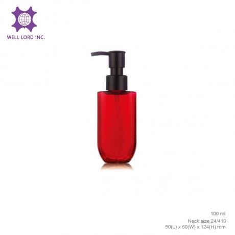 鲜红注射塑料包装空瓶容量器洗手乳卸妆乳按压式