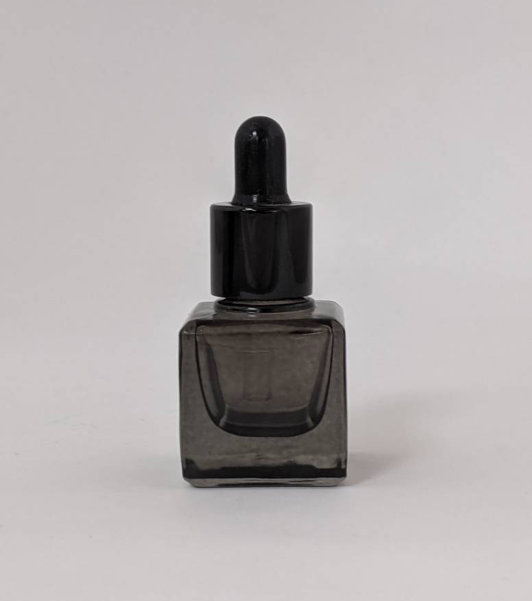 5ml 携带式黑色硅胶点滴方形玻璃瓶